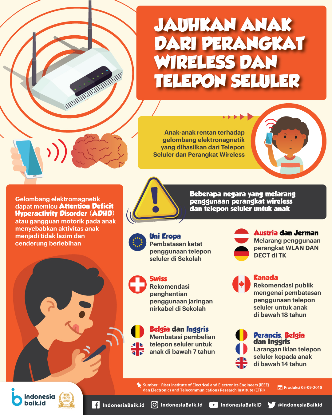 Jauhkan Anak Dari Perangkat Wireless